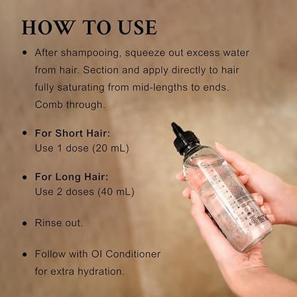 Davines OI Liquid Luster Weightless Hair Treatment - Rinse-Out Glossing Fluid for Glass-Like Shine, 10.14 Fl Oz Avelisse