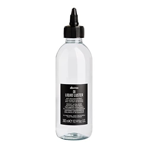 Davines OI Liquid Luster Weightless Hair Treatment - Rinse-Out Glossing Fluid for Glass-Like Shine, 10.14 Fl Oz Avelisse