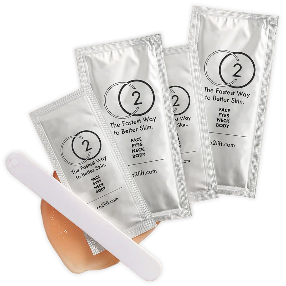 CO2Lift Pro Carboxy Gel Treatment Single Use Mask – Oxygen Skincare Mask for Face & Under Eye – Skin Tightening, Hydration, Dark Circles & Wrinkle Reduction Avelisse