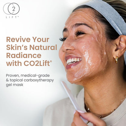 CO2Lift Pro Carboxy Gel Treatment Single Use Mask – Oxygen Skincare Mask for Face & Under Eye – Skin Tightening, Hydration, Dark Circles & Wrinkle Reduction Avelisse
