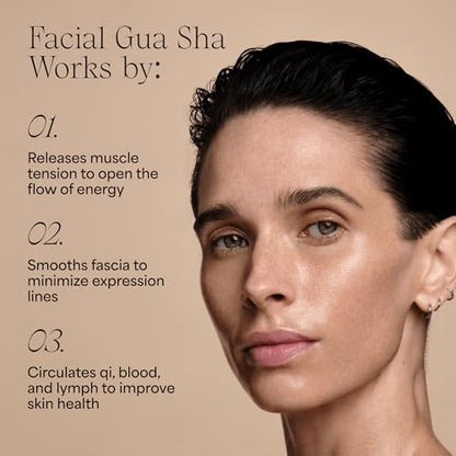 WILDLING Empress Stone Gua Sha Facial Stone – Patented Bian Stone for Lifting, Plumping, Toning & Sculpting Avelisse