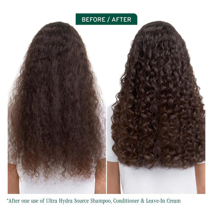 Biolage Ultra Hydra Source Leave-In Cream for Very Dry, Thick Hair - Moisturizes & Controls Frizz with Cupuaçu Butter & Salicylic Acid