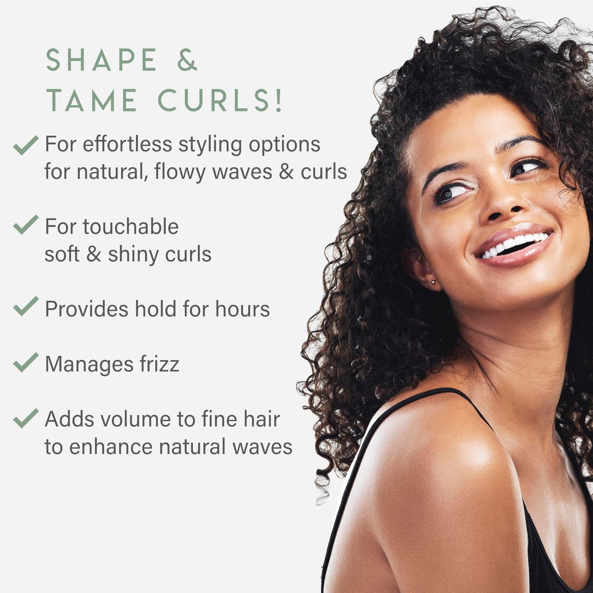 ALURAM Curl Foam - Define, Enhance & Nourish Curls, 7 Fl Oz Avelisse