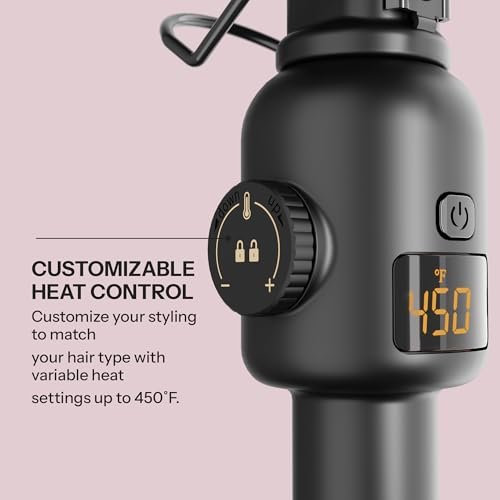 Hot Tools Pro Artist 24K Gold Digital 3 Barrel Hair Waver - Jumbo Size for Long-Lasting Defined Waves Avelisse