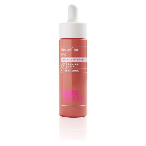 Hello Sunday The Self Tan One Drops - Clean Self-Tanning Serum for Face, 1 oz - görsel 2