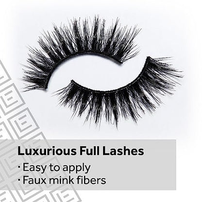 Eylure Dramatic Definition No. 126 Eyelashes Multipack - 4 Pairs of Black Synthetic False Lashes