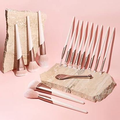 EcoTools Luxe Exquisite Eye Makeup Brush Kit – 6 Piece Professional Eye Brush Set, Eco-Friendly & Cruelty-Free