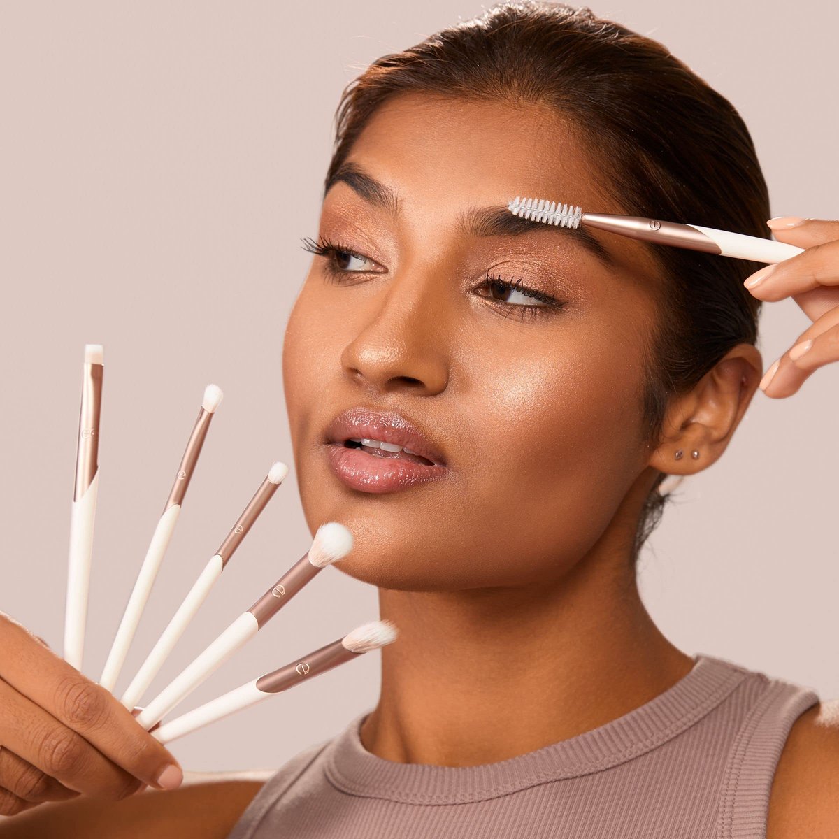 EcoTools Luxe Exquisite Eye Makeup Brush Kit – 6 Piece Professional Eye Brush Set, Eco-Friendly & Cruelty-Free - görsel 12