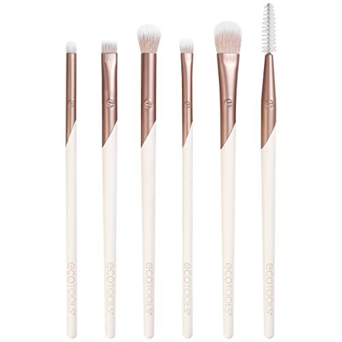 EcoTools Luxe Exquisite Eye Makeup Brush Kit – 6 Piece Professional Eye Brush Set, Eco-Friendly & Cruelty-Free - görsel 1