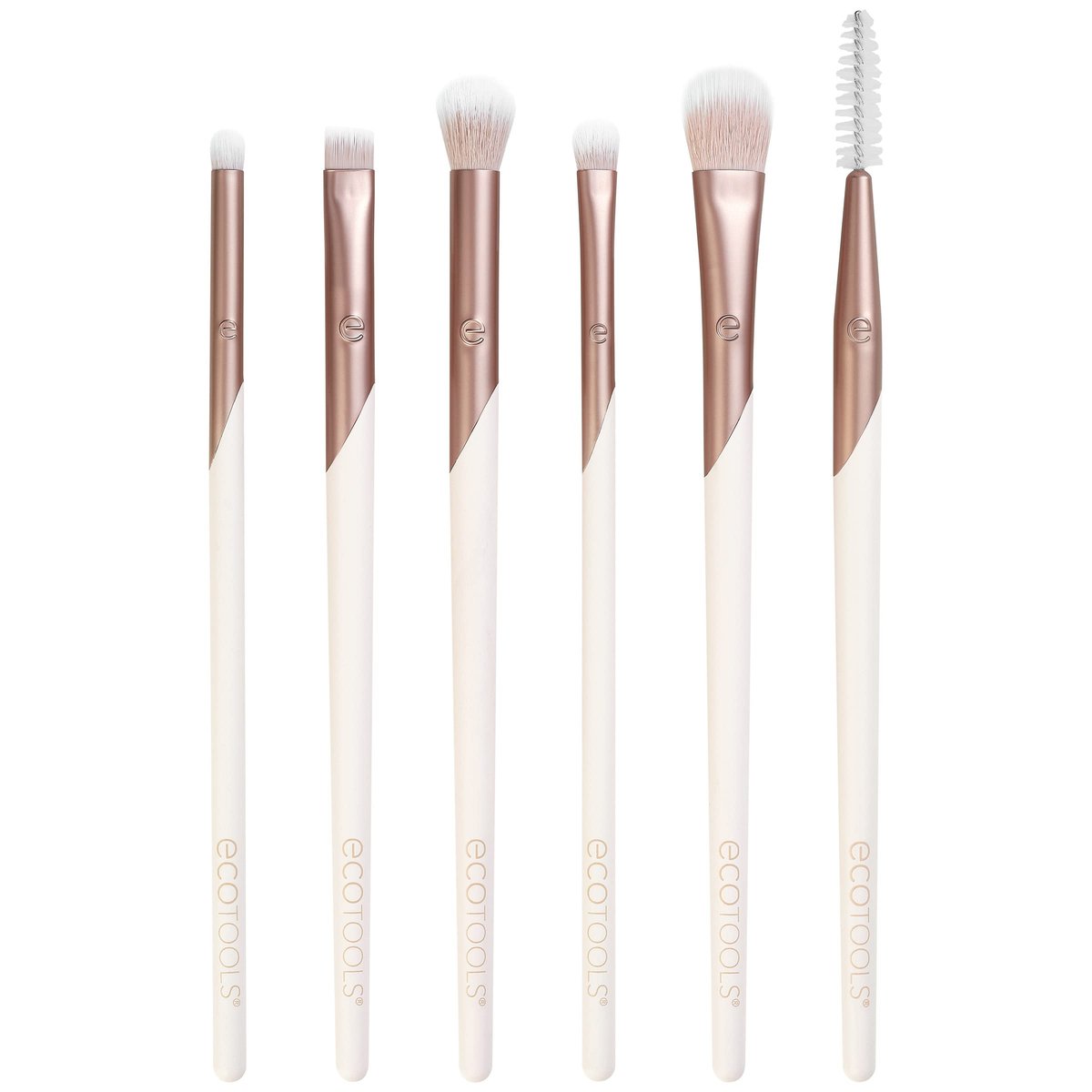 EcoTools Luxe Exquisite Eye Makeup Brush Kit – 6 Piece Professional Eye Brush Set, Eco-Friendly & Cruelty-Free - görsel 2