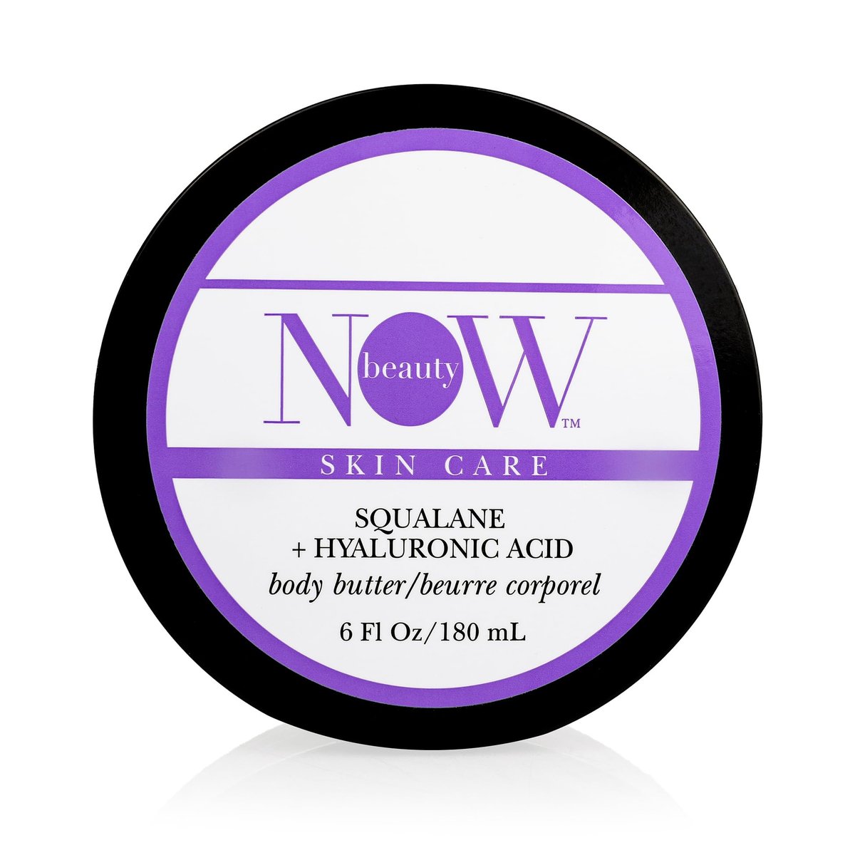 NOW BEAUTY Squalane Body Butter – Hydrating Body Lotion with Squalane, Hyaluronic Acid, Coconut Oil & Shea Butter for Dry Skin – Non-Greasy, Luxurious Cream – 6 oz - görsel 1