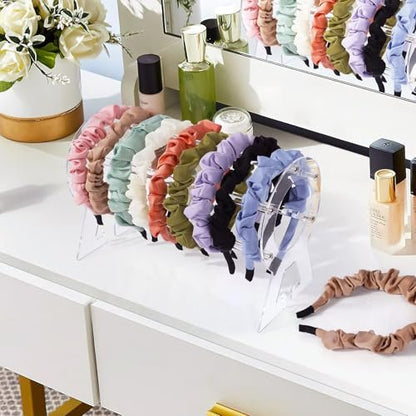 Suneerplay Clear Acrylic Headband Holder – Hairband Organizer & Display Stand for Women and Girls