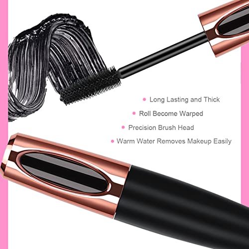 2 Pack 4D Silk Fiber Lash Mascara – Waterproof, Smudge-Proof Lengthening & Thickening Mascara for All-Day Full Lashes - görsel 6