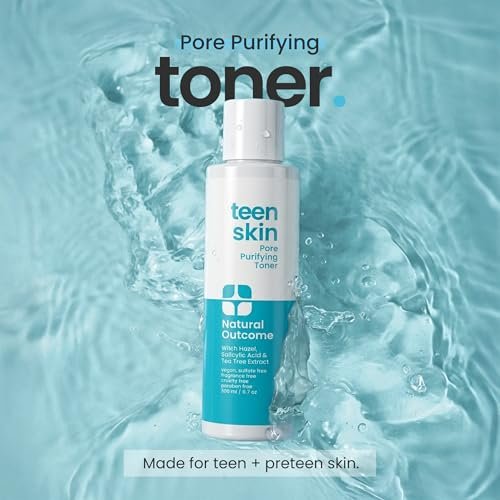Acne Clarifying Face Toner for Teens - Salicylic Acid Facial Astringent, Fragrance Free & Alcohol Free, 6.7 oz by Natural Outcome Avelisse
