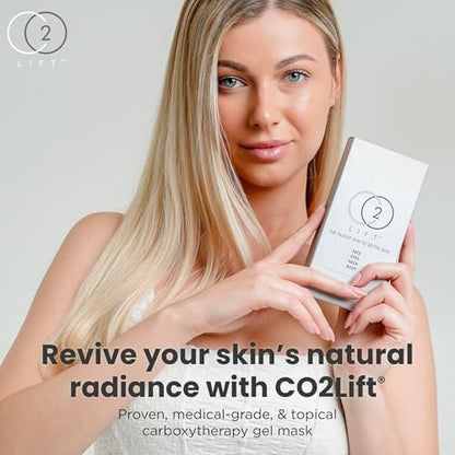 CO2Lift Carboxy Gel Single Treatment Face Mask – Under Eye Treatment for Puffy Eyes & Dark Circles, Hydrating Face Mask for Tightening & Brightening, 1 Fl Oz Avelisse