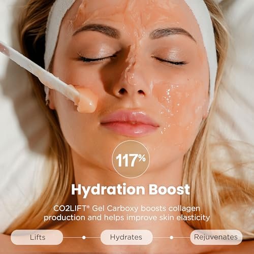 CO2Lift Carboxy Gel Single Treatment Face Mask – Under Eye Treatment for Puffy Eyes & Dark Circles, Hydrating Face Mask for Tightening & Brightening, 1 Fl Oz Avelisse
