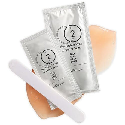 CO2Lift Carboxy Gel Single Treatment Face Mask – Under Eye Treatment for Puffy Eyes & Dark Circles, Hydrating Face Mask for Tightening & Brightening, 1 Fl Oz Avelisse