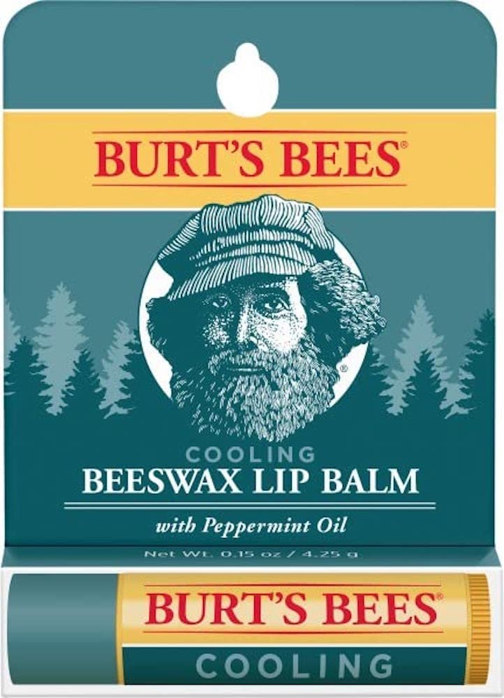 Burt's Bees Men's Cooling Lip Balm - Blister Relief, 0.15 oz - görsel 1