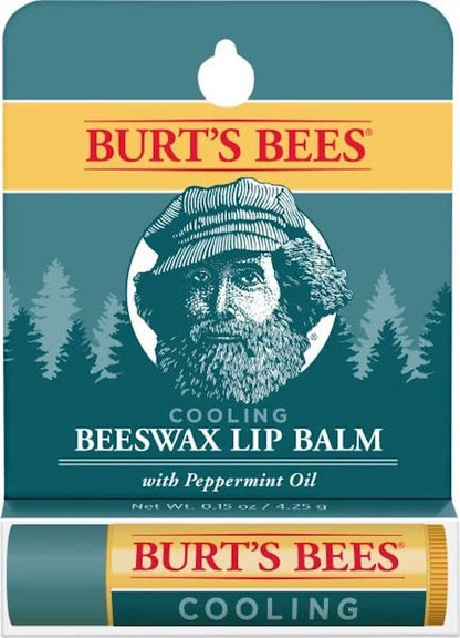Burt's Bees Men's Cooling Lip Balm - Blister Relief, 0.15 oz