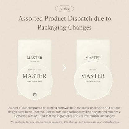 Mixsoon Master Deep Barrier Mask 5ea - Intensive Hydrating Sheet Mask for Sensitive Skin