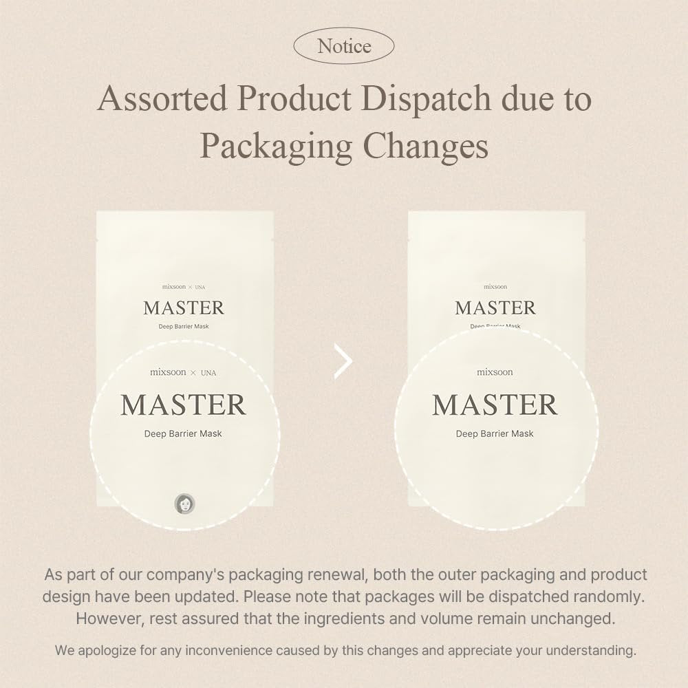Mixsoon Master Deep Barrier Mask 5ea - Intensive Hydrating Sheet Mask for Sensitive Skin - görsel 3