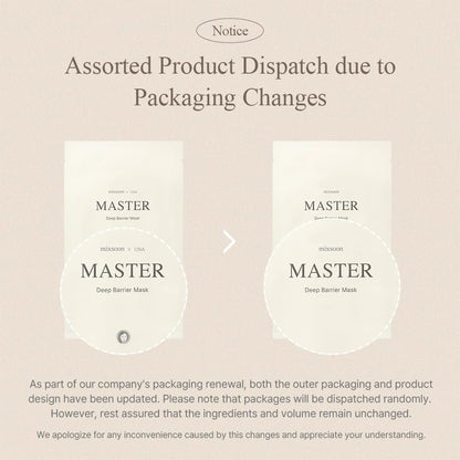 Mixsoon Master Deep Barrier Mask 5ea - Intensive Hydrating Sheet Mask for Sensitive Skin