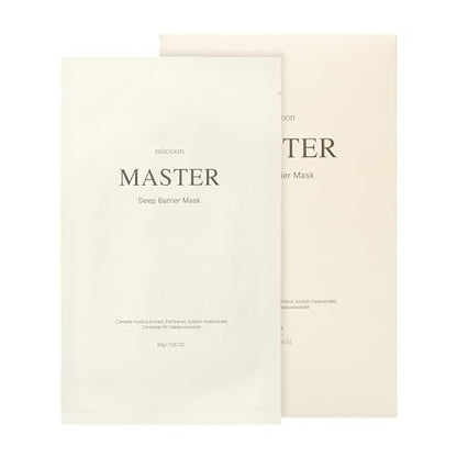 Mixsoon Master Deep Barrier Mask 5ea - Intensive Hydrating Sheet Mask for Sensitive Skin