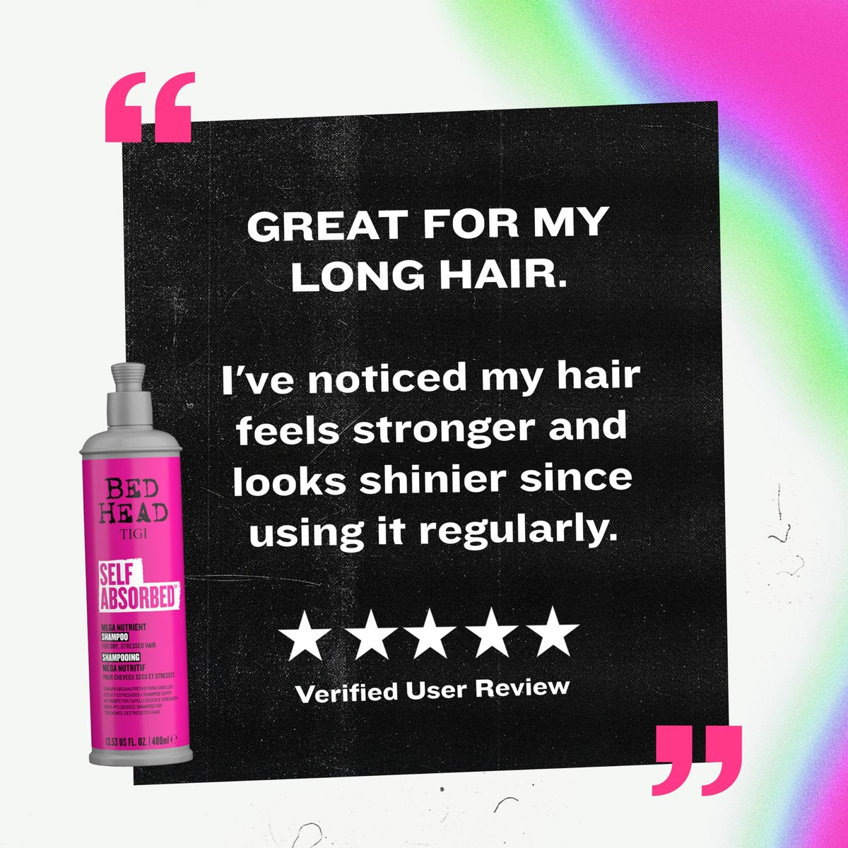 Bed Head by TIGI Self Absorbed Shampoo and Conditioner Set for Dry Hair, Nourishing and Strengthening Frizz Control Hair Care Duo, 25.36 Fl Oz (2 Pack) - görsel 14