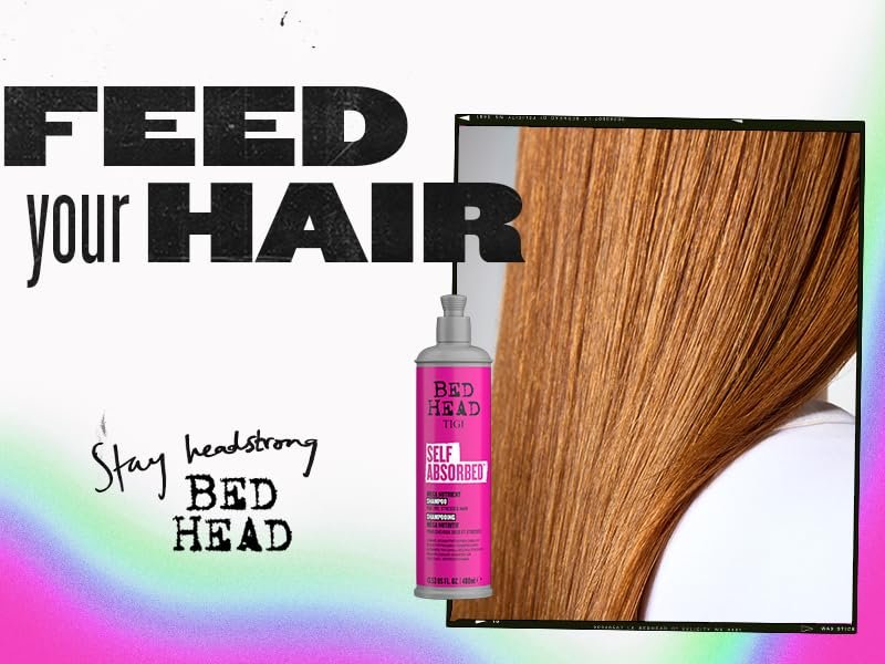 Bed Head by TIGI Self Absorbed Shampoo and Conditioner Set for Dry Hair, Nourishing and Strengthening Frizz Control Hair Care Duo, 25.36 Fl Oz (2 Pack) - görsel 13