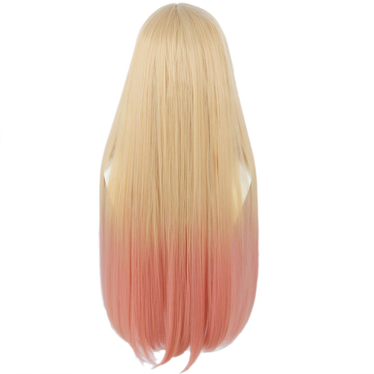 Linfairy Long Blonde Dye Pink Cosplay Wig for Women – 60cm Halloween Costume Wig - görsel 9