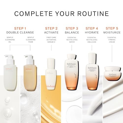 Sulwhasoo Essential Revitalizing Water EX - Hydrating Gel Toner for Radiant, Youthful Skin (5.1 Fl Oz) Avelisse