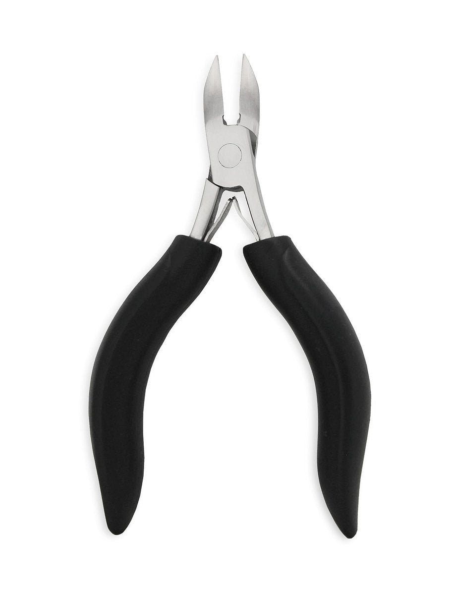 Stainless Steel Toenail Clippers for Thick Nails with Comfort Grip - Easy to Use Nail Care Tool, Black - görsel 3