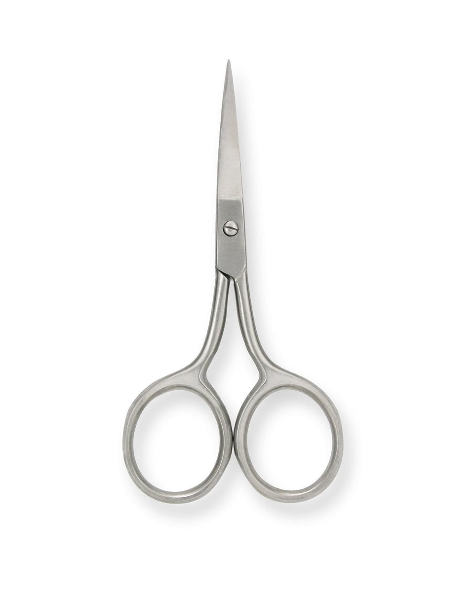 4-Piece Eyebrow Grooming Kit with Scissors, Tweezers, and Spoolie Brush for Shaping at Home – Black - görsel 5