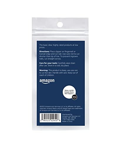 Professional Nail Clipper Set for Toenails and Fingernails - Alloy Steel, Black, 2-Pack - görsel 4