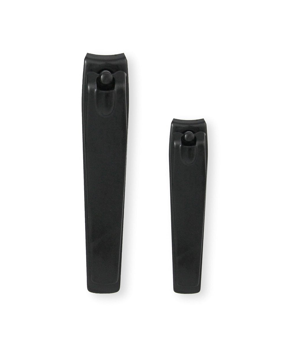 Professional Nail Clipper Set for Toenails and Fingernails - Alloy Steel, Black, 2-Pack - görsel 5
