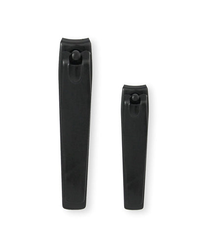 Professional Nail Clipper Set for Toenails and Fingernails - Alloy Steel, Black, 2-Pack