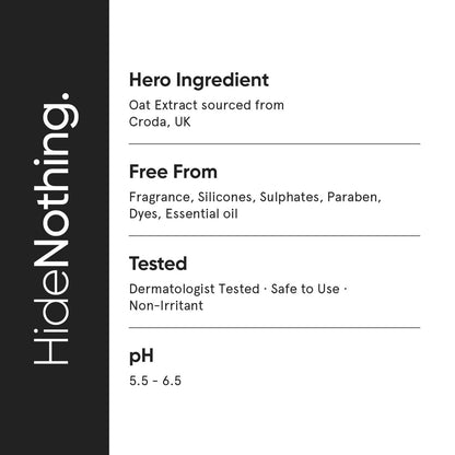 Minimalist 6% Oat Extract Gentle Face Wash for Sensitive, Dry & Dehydrated Skin with Hyaluronic Acid – Hydrating Cleanser for Women & Men, 4 Fl Oz (120 ml)