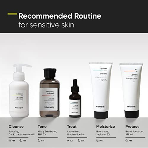 Minimalist 6% Oat Extract Gentle Face Wash for Sensitive, Dry & Dehydrated Skin with Hyaluronic Acid – Hydrating Cleanser for Women & Men, 4 Fl Oz (120 ml) - görsel 8