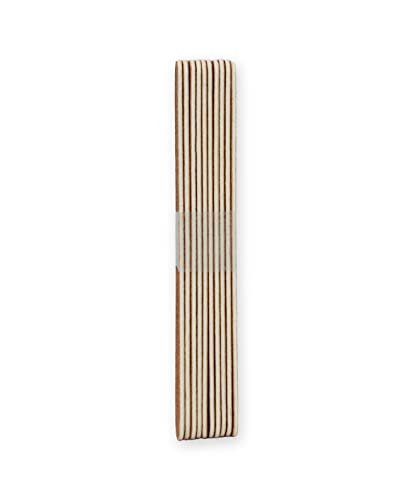 Double Sided Emery Nail Files for Natural Nails – 50 Count, Brown - görsel 8