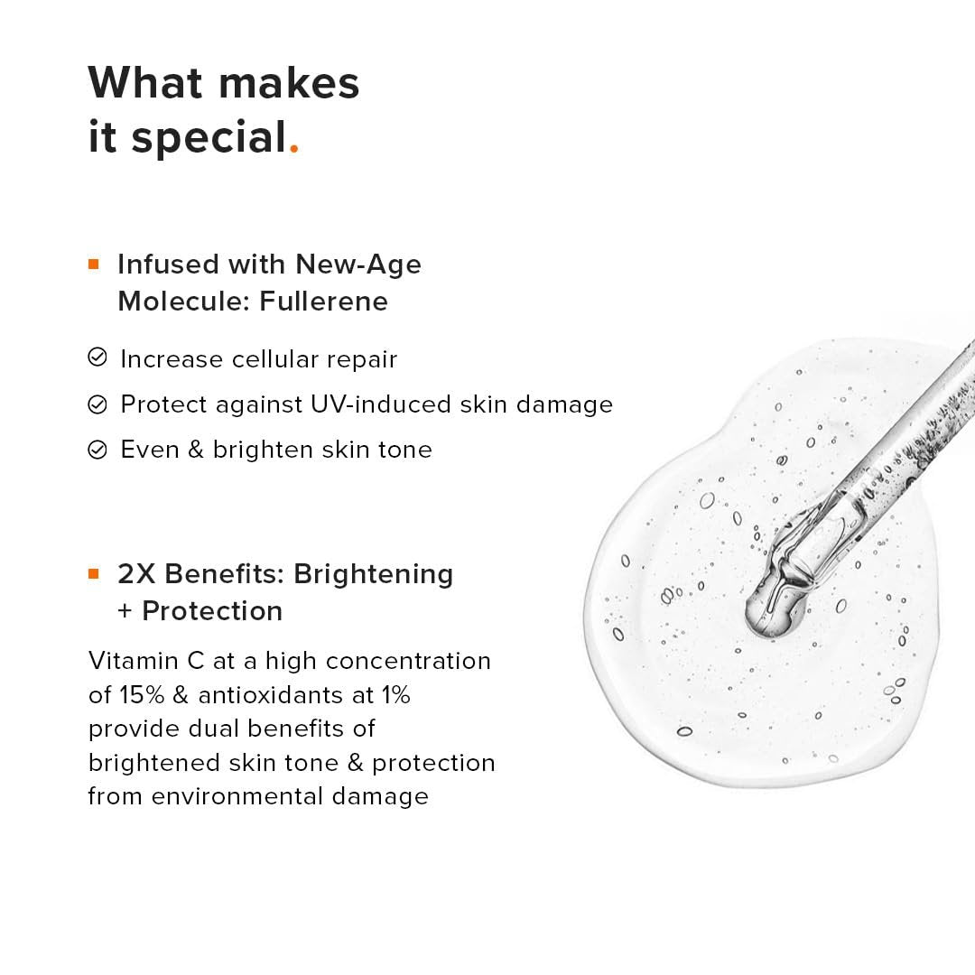 Minimalist Vitamin C+E+Ferulic Acid 16% Face Serum for Anti-Aging & Glow | Reduces Skin Damage & Redness | Brightens Dull Complexion | All Skin Types | 0.68 Fl Oz - görsel 9