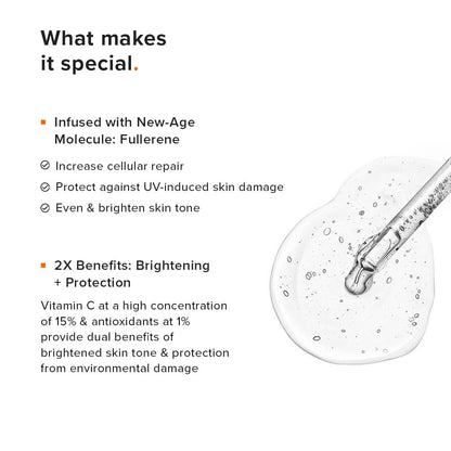 Minimalist Vitamin C+E+Ferulic Acid 16% Face Serum for Anti-Aging & Glow | Reduces Skin Damage & Redness | Brightens Dull Complexion | All Skin Types | 0.68 Fl Oz