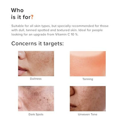 Minimalist Vitamin C+E+Ferulic Acid 16% Face Serum for Anti-Aging & Glow | Reduces Skin Damage & Redness | Brightens Dull Complexion | All Skin Types | 0.68 Fl Oz