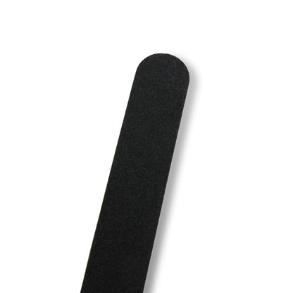 Double Sided Nail Files Salon Boards 4-Pack for Nail Care and Shaping, Black