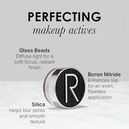 Rodial Glass Powder Travel Size 0.19 oz - Mini Loose Setting Powder for Soft-Focus Blurring, Shine Control & Luminous Glass Skin Finish - görsel 10