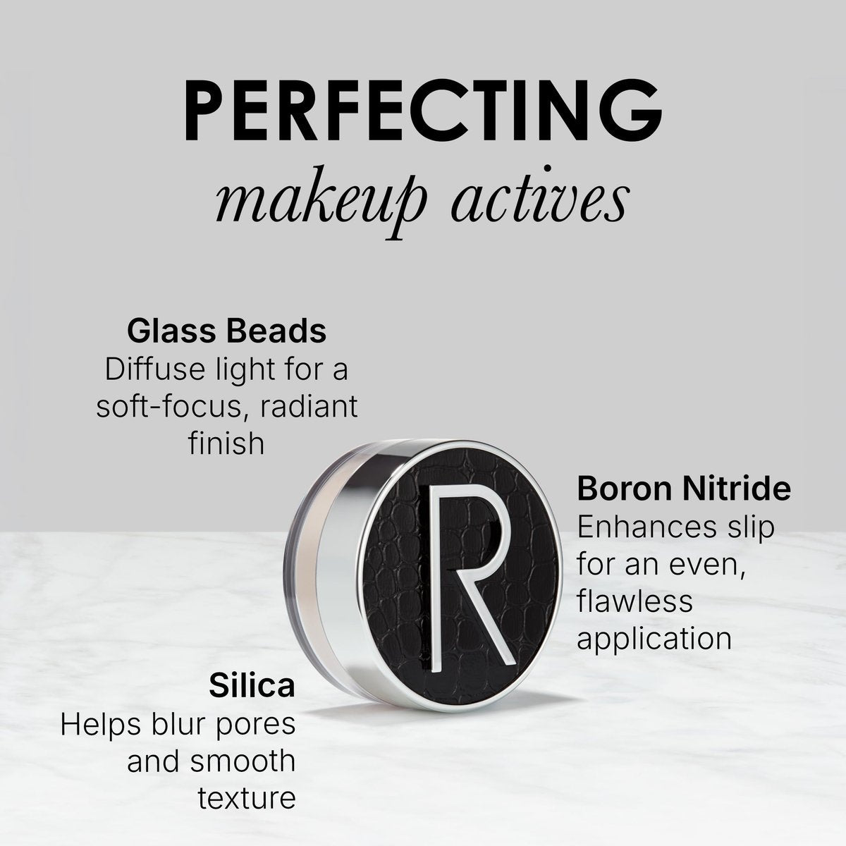 Rodial Glass Powder Travel Size 0.19 oz - Mini Loose Setting Powder for Soft-Focus Blurring, Shine Control & Luminous Glass Skin Finish - görsel 9