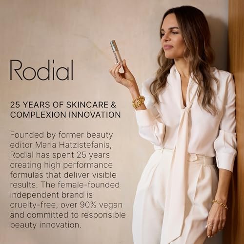 Rodial Glass Powder Travel Size 0.19 oz - Mini Loose Setting Powder for Soft-Focus Blurring, Shine Control & Luminous Glass Skin Finish - görsel 14