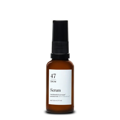 47 Skin Hydrating Face Serum with Silver Chitoderm - Clears Acne, Heals Breakouts & Repairs Scars, 30ml Avelisse