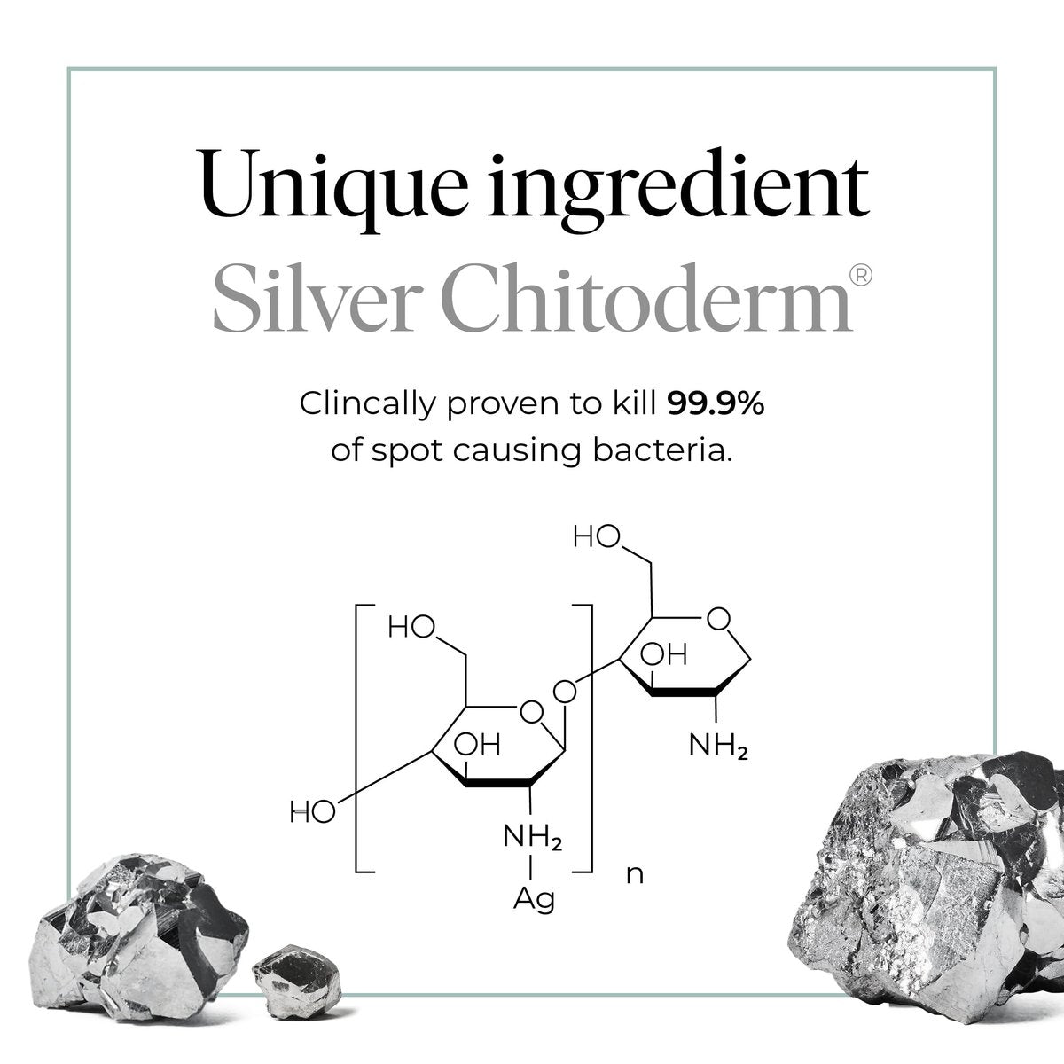 47 Skin Hydrating Face Serum with Silver Chitoderm - Clears Acne, Heals Breakouts & Repairs Scars, 30ml Avelisse