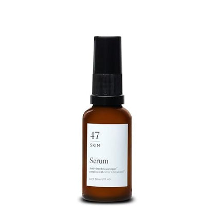 47 Skin Hydrating Face Serum with Silver Chitoderm - Clears Acne, Heals Breakouts & Repairs Scars, 30ml Avelisse