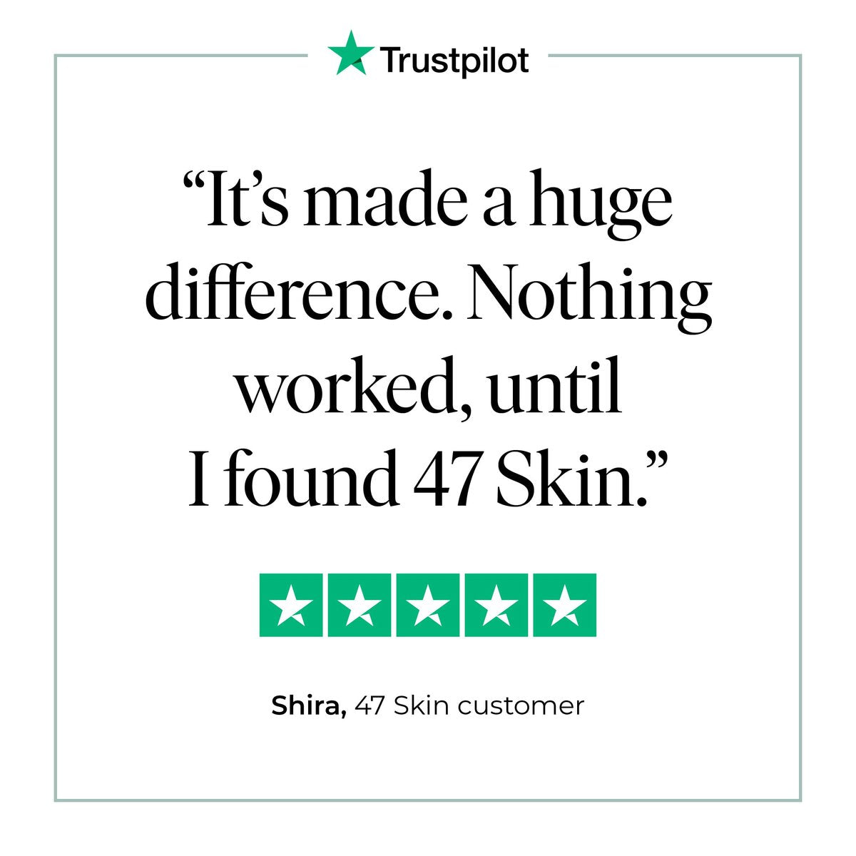 47 Skin Hydrating Face Serum with Silver Chitoderm - Clears Acne, Heals Breakouts & Repairs Scars, 30ml Avelisse